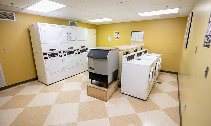 Blount Hall laundry room