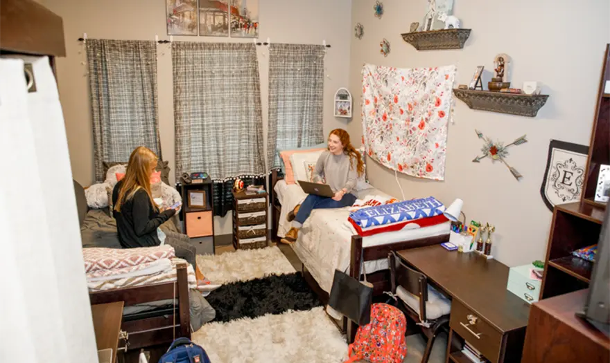 John England Jr Hall double-occupancy bedroom