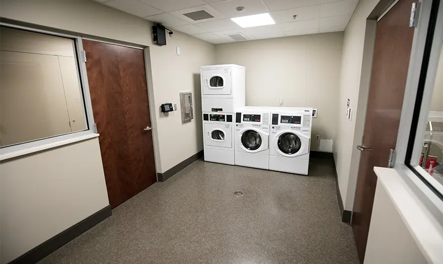 John England Jr Hall laundry room