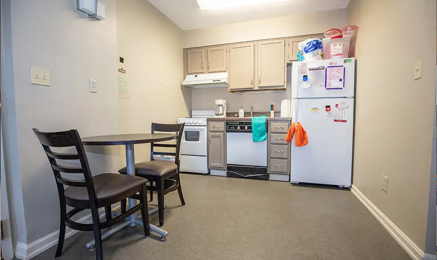 Kitchen in Highlands Apartments