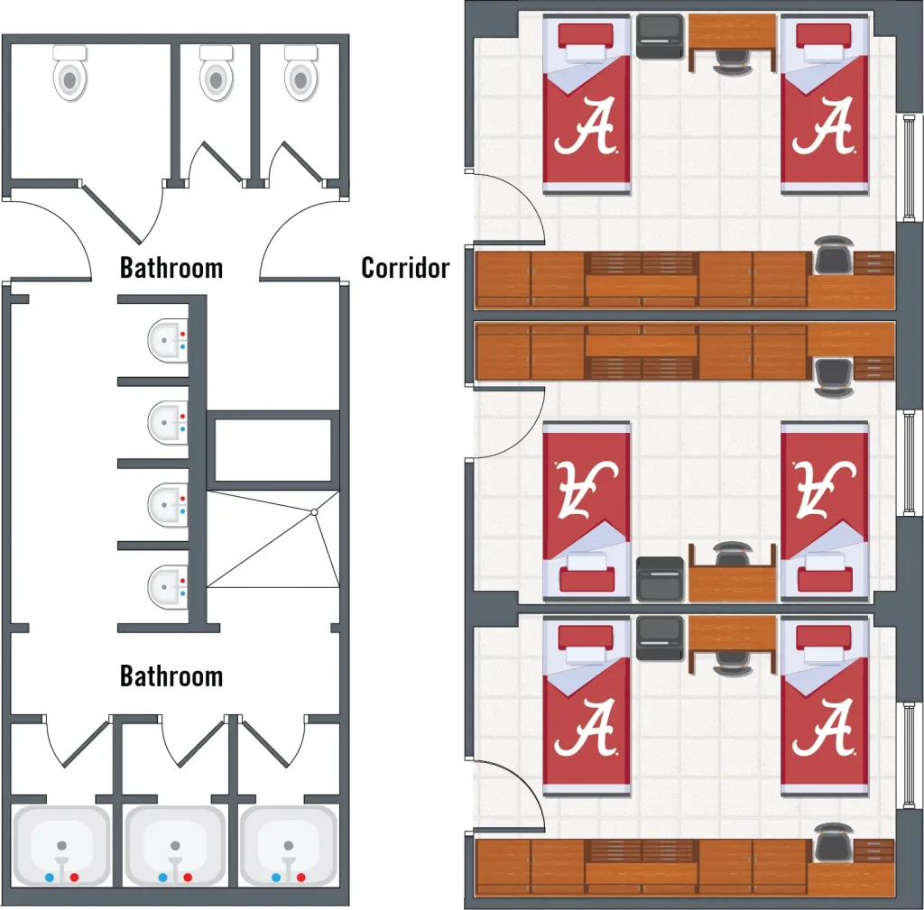 Parham East typical unit floor plan