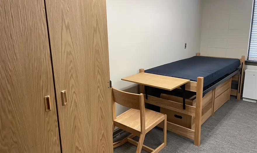 Parham West double-occupancy bedroom