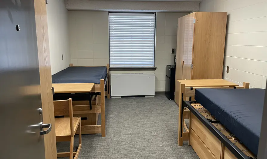 Parham West double-occupancy bedroom