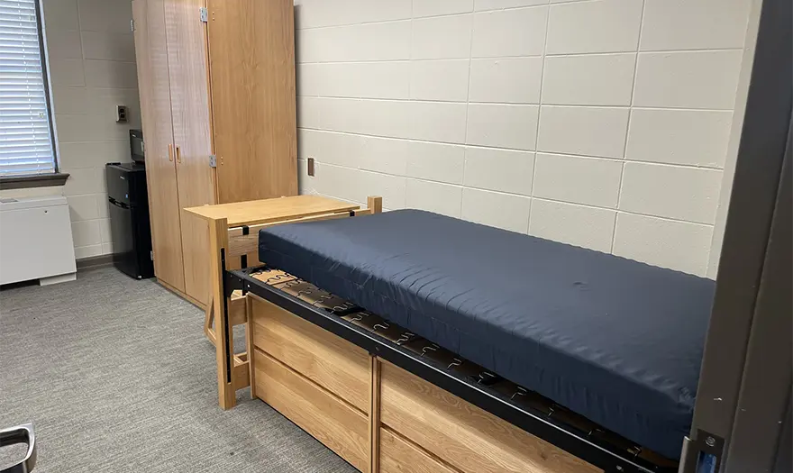 Parham West double-occupancy bedroom