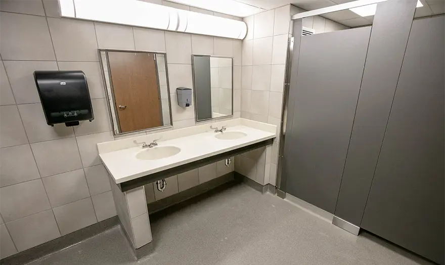 Paty hall community bathroom