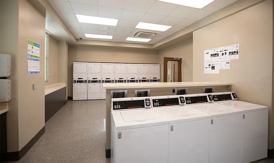 Paty Hall laundry room