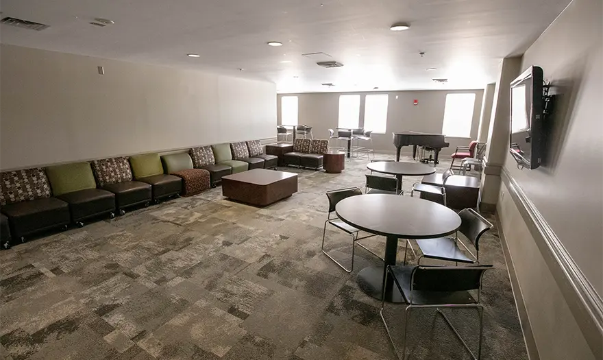 Ridgecrest South piano room