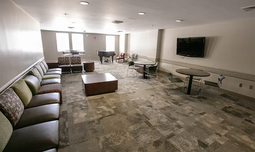 Ridgecrest South piano room