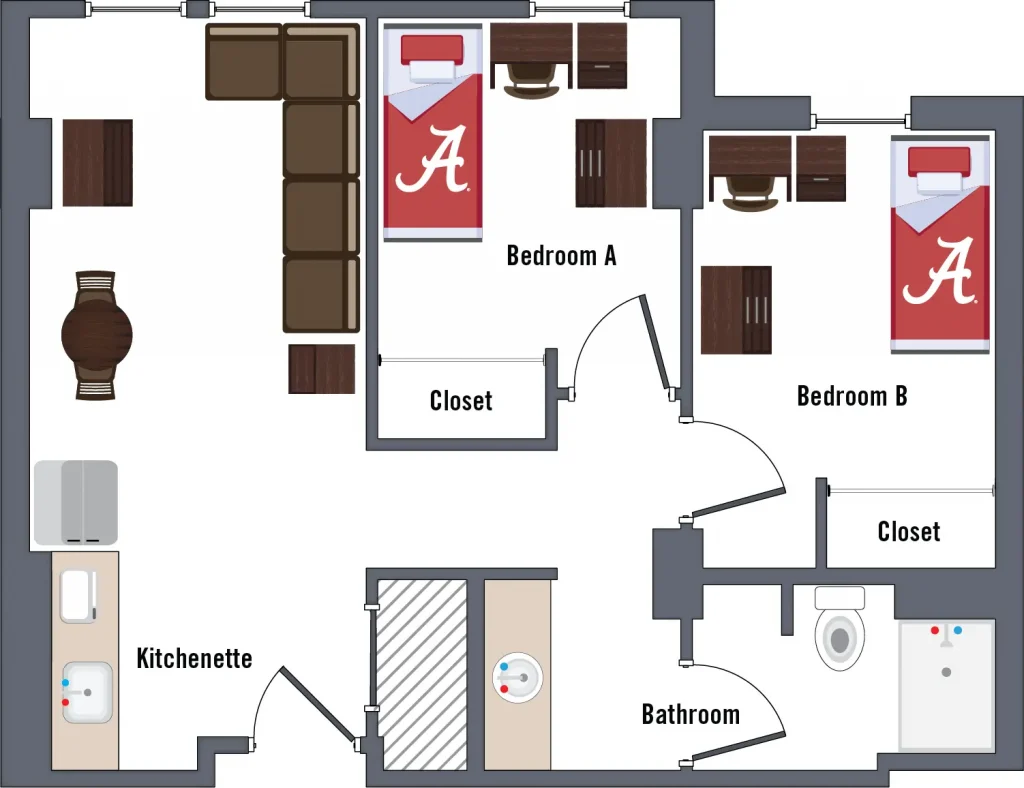 Presidential Village 2 2-person unit