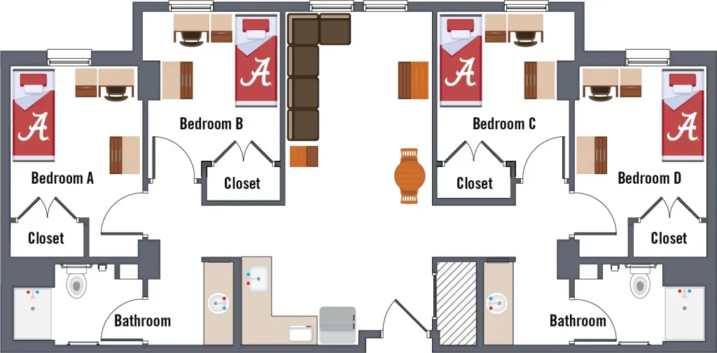 Ridgecrest South 4-person Unit