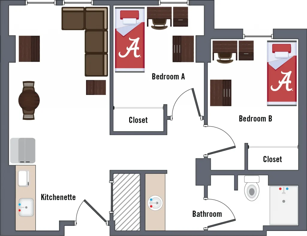 Presidential Village 2 2-person unit